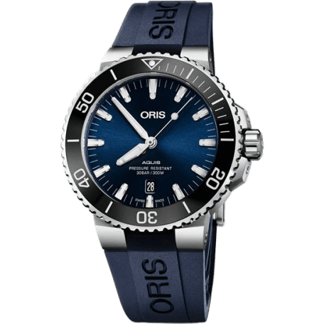 Oris Aquis Date 43 Stainless Steel / Blue / Rubber 01 733 7730 4135-07 4 24 65EB