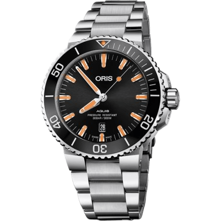Oris Aquis Date 43.5 Stainless Steel / Black / Bracelet 01 733 7730 4159-07 8 24 05PEB