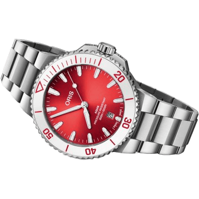 Oris Aquis Date 43.5 Taste of Summer Watermelon Red 01 733 7787 4138-07 8 22 04PEB