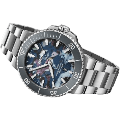 Oris Aquis Date 43.5 Stainless Steel / Upcycle 01 733 7789 4150-07 8 23 04PEB