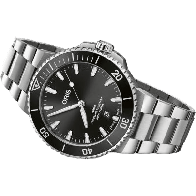 Oris Aquis Date 43.5 Stainless Steel / Black / Bracelet 01 733 7789 4154-07 8 23 04PEB