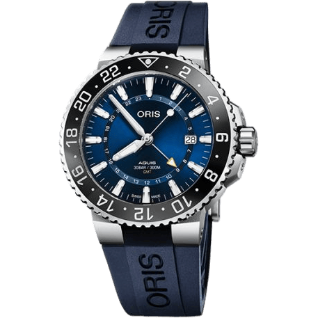 Oris Aquis GMT 43.5 Stainless Steel / Blue / Rubber 01 798 7754 4135-07 4 24 65EB