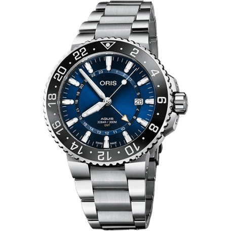 Oris Aquis GMT 43.5 Stainless Steel / Blue / Bracelet 01 798 7754 4135-07 8 24 05PEB