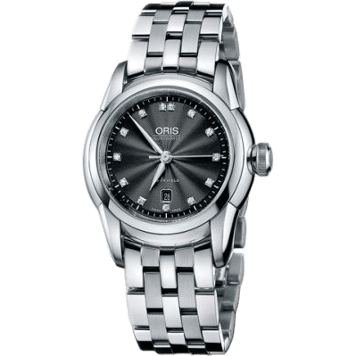 Oris Artelier Date Diamonds 31 Stainless Steel / Black / Bracelet 01 561 7548 4094-07 8 16 71