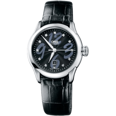 Artelier Date Diamonds 31 Stainless Steel / Black