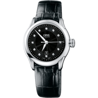 Artelier Date Diamonds 31 Stainless Steel / Black