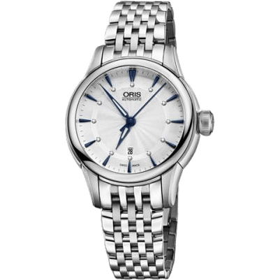 Oris Artelier Date Diamonds 31 Stainless Steel / Silver / Bracelet 01 561 7687 4031-07 8 14 77