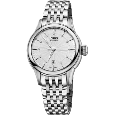 Oris Artelier Date Diamonds 31 Stainless Steel / Silver / Bracelet 01 561 7687 4051-07 8 14 77