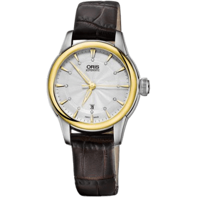 Oris Artelier Date Diamonds 31 Stainless Steel - Yellow Gold / Silver 01 561 7687 4351-07 5 14 70FC