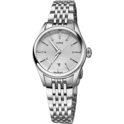 Oris Artelier Date Diamonds 28 Stainless Steel / Silver / Bracelet 01 561 7722 4051-07 8 14 79