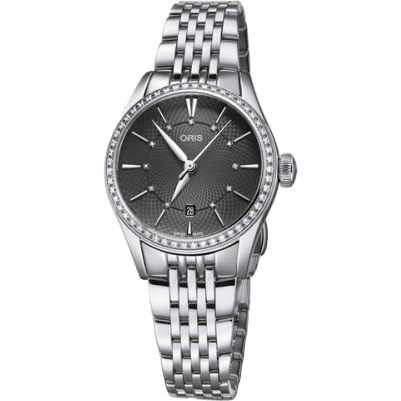 Artelier Date Diamonds 28 Stainless Steel - Diamond / Grey / Bracelet