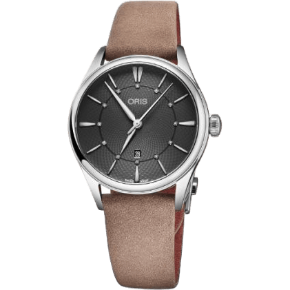 Oris Artelier Date Diamonds 33 Stainless Steel / Grey 01 561 7724 4053-07 5 17 33FC