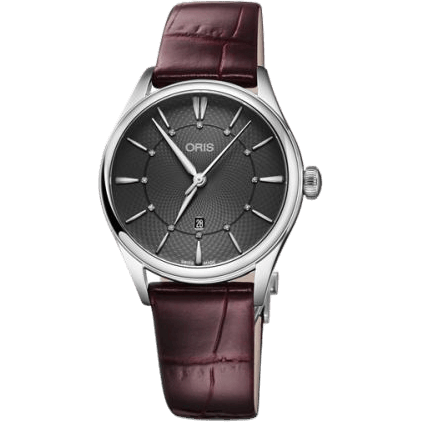 Oris Artelier Date Diamonds 33 Stainless Steel / Grey 01 561 7724 4053-07 5 17 63FC