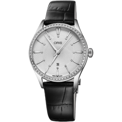 Oris Artelier Date Diamonds 33 Stainless Steel - Diamond / Silver 01 561 7724 4951-07 5 17 64FC