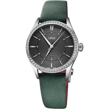Oris Artelier Date Diamonds 33 Stainless Steel - Diamond / Grey 01 561 7724 4953-07 5 17 35FC