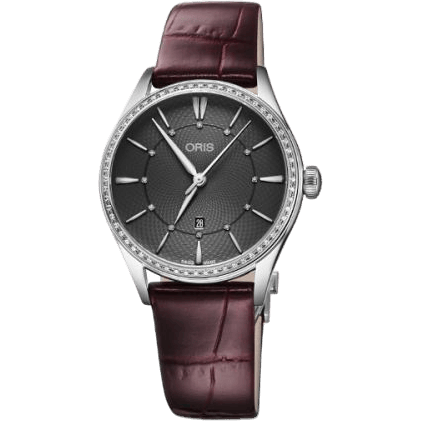 Oris Artelier Date Diamonds 33 Stainless Steel - Diamond / Grey 01 561 7724 4953-07 5 17 63FC