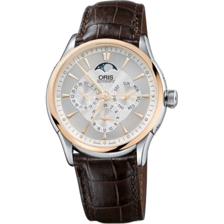 Oris Artelier Complication 40 Stainless Steel - Rose Gold / Silver 01 582 7592 6351-07 5 21 70FC