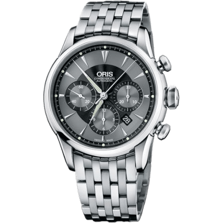 Artelier Chronograph 43.5 Stainless Steel / Black / Bracelet