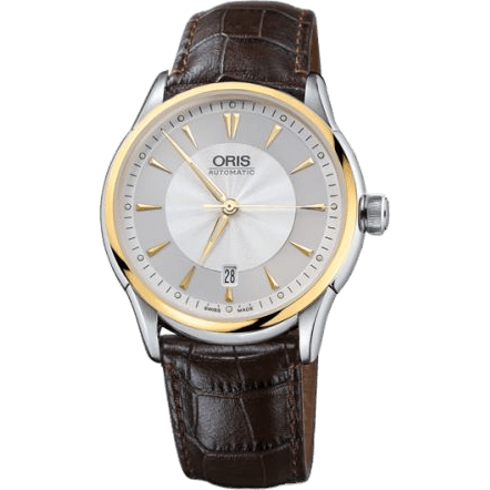 Oris Artelier Date 40 Stainless Steel - Yellow Gold / Silver 01 733 7591 4351-07 5 21 70FC