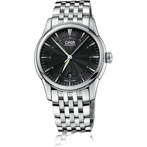 Oris Artelier Date 40 Stainless Steel / Black / Bracelet 01 733 7670 4054-07 8 21 77 x