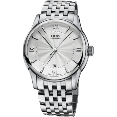 Oris Artelier Date 40.5 Stainless Steel / Silver / Bracelet 01 733 7670 4071-07 8 21 77