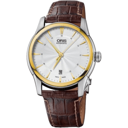 Oris Artelier Date 40.5 Stainless Steel - Yellow Gold / Silver 01 733 7670 4351-07 5 21 70FC