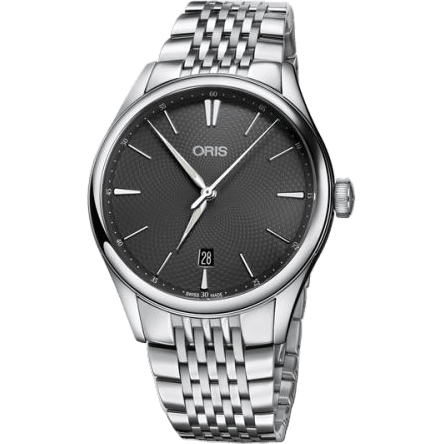 Oris Artelier Date 40 Stainless Steel / Grey / Bracelet 01 733 7721 4053-07 8 21 79