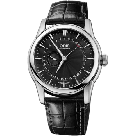Oris Artelier Small Second Pointer Day 42 Stainless Steel / Black 01 744 7665 4054-07 1 22 74FC