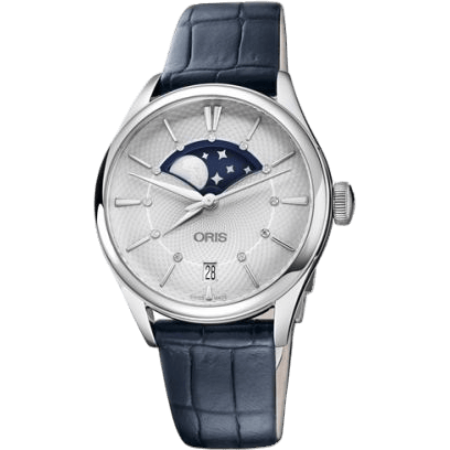 Oris Artelier Grande Lune Date 36 Stainless Steel / Silver 01 763 7723 4051-07 5 18 66FC