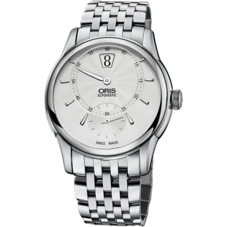 Oris Artelier Jumping Hour Stainless Steel / Silver / Bracelet 01 917 7702 4051-07 8 21 77