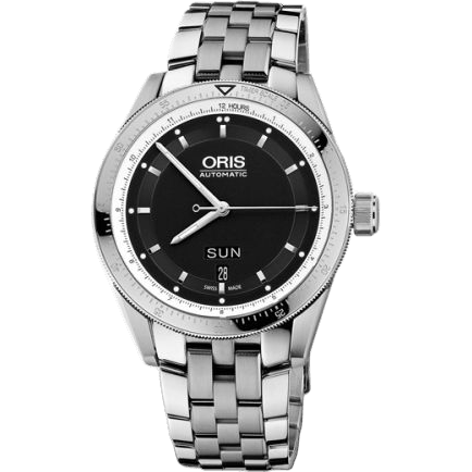 Artix GT Day Date Stainless Steel / Black / Bracelet