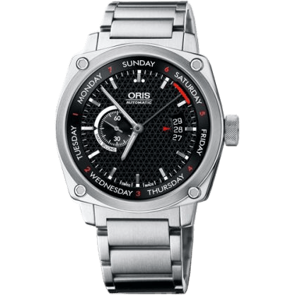 BC4 Small Second Pointer Day Stainless Steel / Black / Bracelet