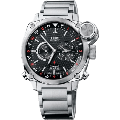 BC4 Flight Timer Stainless Steel / Black / Bracelet