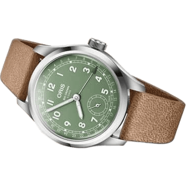 Big Crown Pointer Date Calibre 403 Stainless Steel / Green