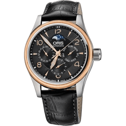 Big Crown Complication Stainless Steel - Rose Gold / Black