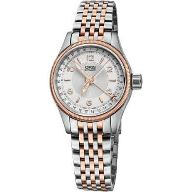 Big Crown Pointer Date 29 Stainless Steel - Rose Gold / Silver/ Bracelet