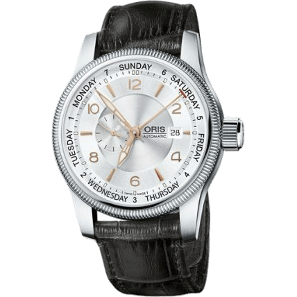 Big Crown Small Second Pointer Day Stainless Steel / Silver