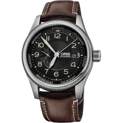 Oris Big Crown Small Second Pointer Day Stainless Steel / Black 01 745 7688 4034-07 5 22 77FC