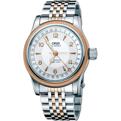 Oris Big Crown Pointer Date 40 Stainless Steel - Rose Gold / Silver / Bracelet 01 754 7543 4361-07 8 20 63