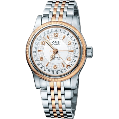 Oris Big Crown Pointer Date 36 Stainless Steel - Rose Gold / Silver / Bracelet 01 754 7551 4361-07 8 18 63