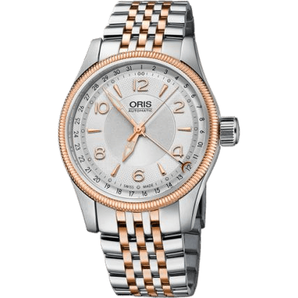 Oris Big Crown Pointer Date 40 Stainless Steel - Rose Gold / Silver / Bracelet 01 754 7679 4331-07 8 20 32