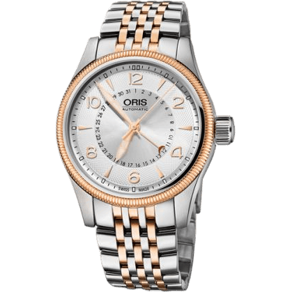 Oris Big Crown Pointer Date 40 Stainless Steel - Rose Gold / Silver / Bracelet 01 754 7679 4361-07 8 20 32