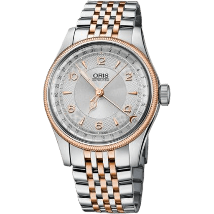 Oris Big Crown Pointer Date 40 Stainless Steel - Rose Gold / Silver / Bracelet 01 754 7696 4361-07 8 20 32