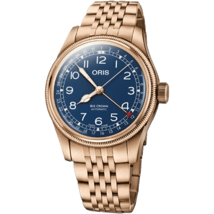 Big Crown Original Pointer Date 40 Bronze / Blue / Bracelet