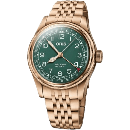 Big Crown Original Pointer Date 40 Bronze / Green / Bracelet