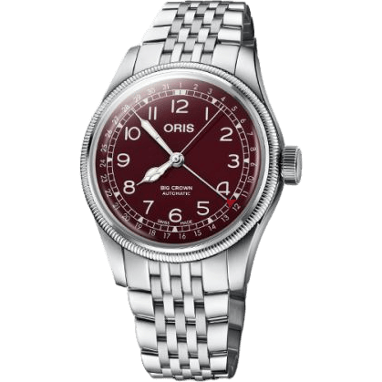Oris Big Crown Pointer Date 40 Stainless Steel / Red / Bracelet 01 754 7741 4068-07 8 20 22