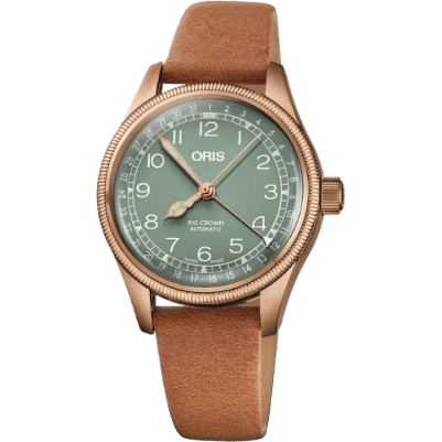 Big Crown Pointer Date 36 Bronze / Green / Strap