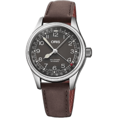 Big Crown Pointer Date 36 Stainless Steel / Black