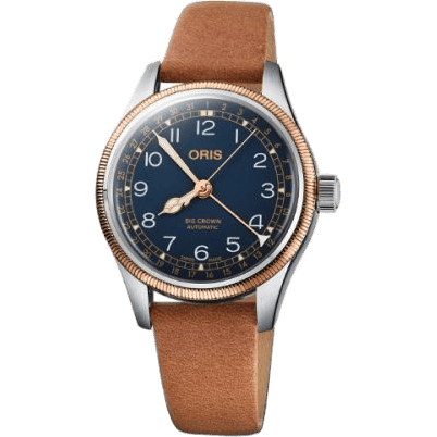 Oris Big Crown Pointer Date 36 Stainless Steel - Bronze / Blue 01 754 7749 4365-07 5 17 66