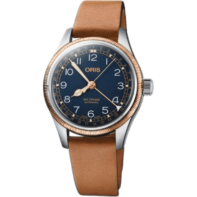 Oris Big Crown Pointer Date 36 Stainless Steel - Bronze / Blue 01 754 7749 4365-07 5 17 66G